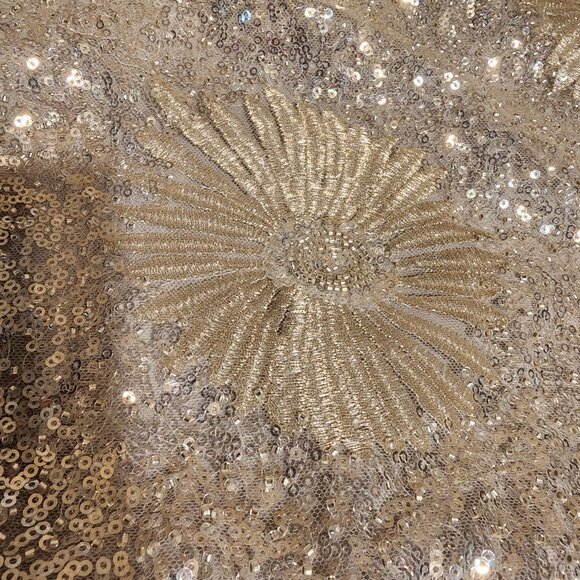 Elliatt Caledonia Sequin Mini Shift Dress NWOT Silver XXL - Picture 4 of 9